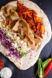 Donner Kebab in Naan
